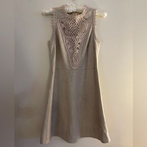 Faux Suede Dress from FRANCESCAS